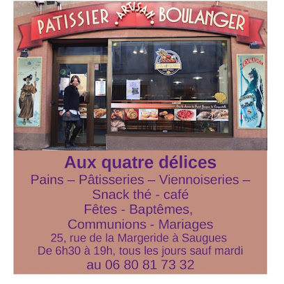 Boulangerie Aux 4 Delices, Boulangerie à Saugues