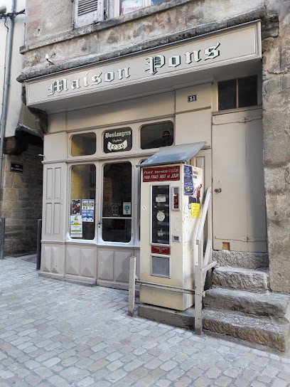 Pons Christian Jean Marie, Boulangerie à Mende